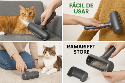 Rodillo Eliminador de Pelo para Mascotas – Reutilizable y Eficaz