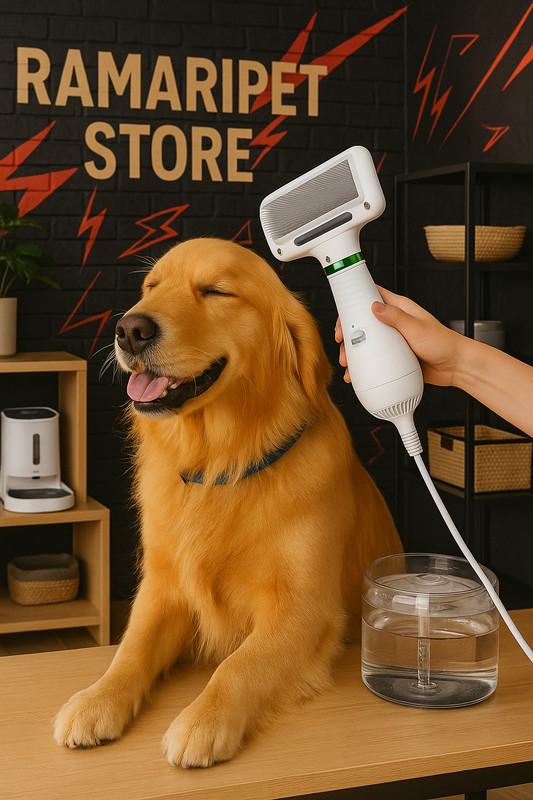 Secador Peine para Mascotas 2 en 1